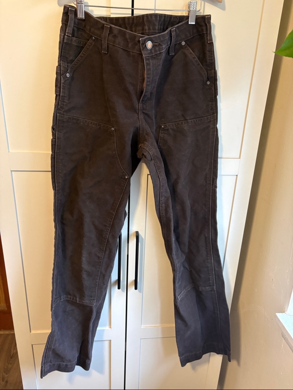 Carhartt Women's Brown Cargo Jeans Size 6 Tall